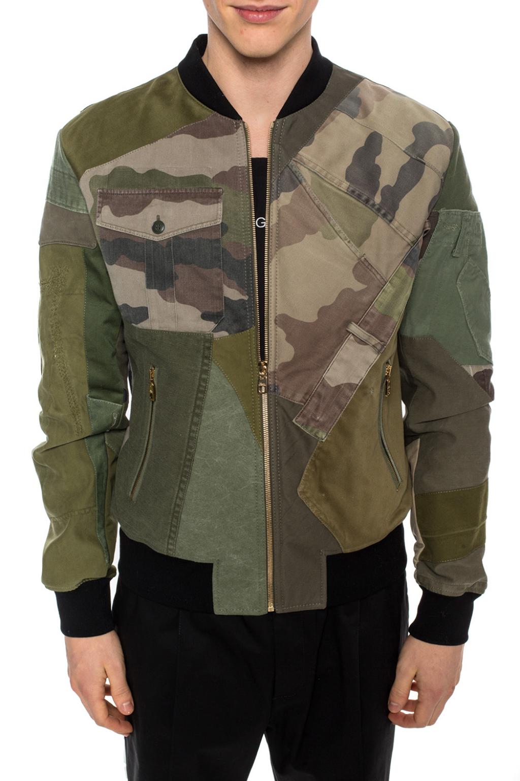 Dolce and gabbana camo on sale jacket